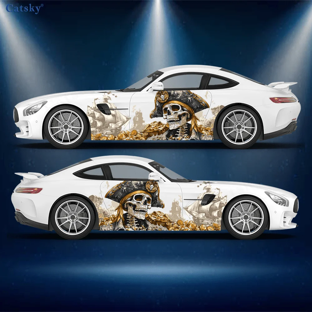 Pirate Skull Ship Gold Coin Car Side Sticker Decor,PVC Waterproof Scratch Resistant Decal,Car Protection,Auto Accessories Gift
Pirate Skull Ship Gold Coin Car Side Sticker Decor,PVC Waterproof Scratch Resistant Decal,Car Protection,Auto Accessories Gift