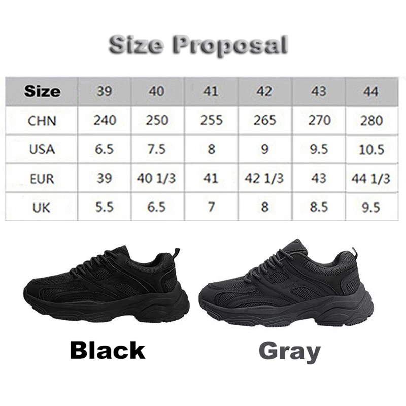 Oulylan Outdoor Non Slip Sport Shoes Casual Breathable Mesh Sneaker Men Pure Color Runshoes Lightweight Thick Sole Work Footwear
Oulylan Outdoor Non Slip Sport Shoes Casual Breathable Mesh Sneaker Men Pure Color Runshoes Lightweight Thick Sole Work Footwear