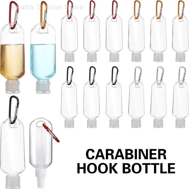 1Pcs Empty Portable Bottle With Carabiner Hook Outdoor Travel Alcohol Perfume Reusable Plastic Spray Bottle Cosmetics Container
1Pcs Empty Portable Bottle With Carabiner Hook Outdoor Travel Alcohol Perfume Reusable Plastic Spray Bottle Cosmetics Container
