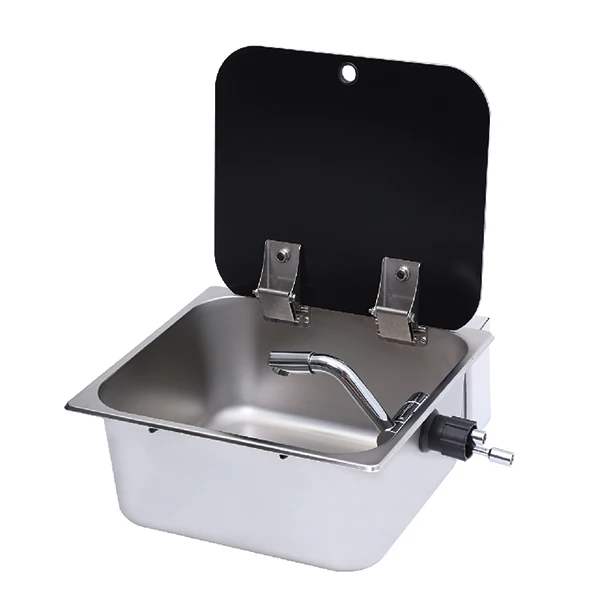Stainless Steel Brass Sink Safe Glass Lid Foldable Faucet Waste Drainer Kitchen RV Motorhome caravan Campervan
Stainless Steel Brass Sink Safe Glass Lid Foldable Faucet Waste Drainer Kitchen RV Motorhome caravan Campervan