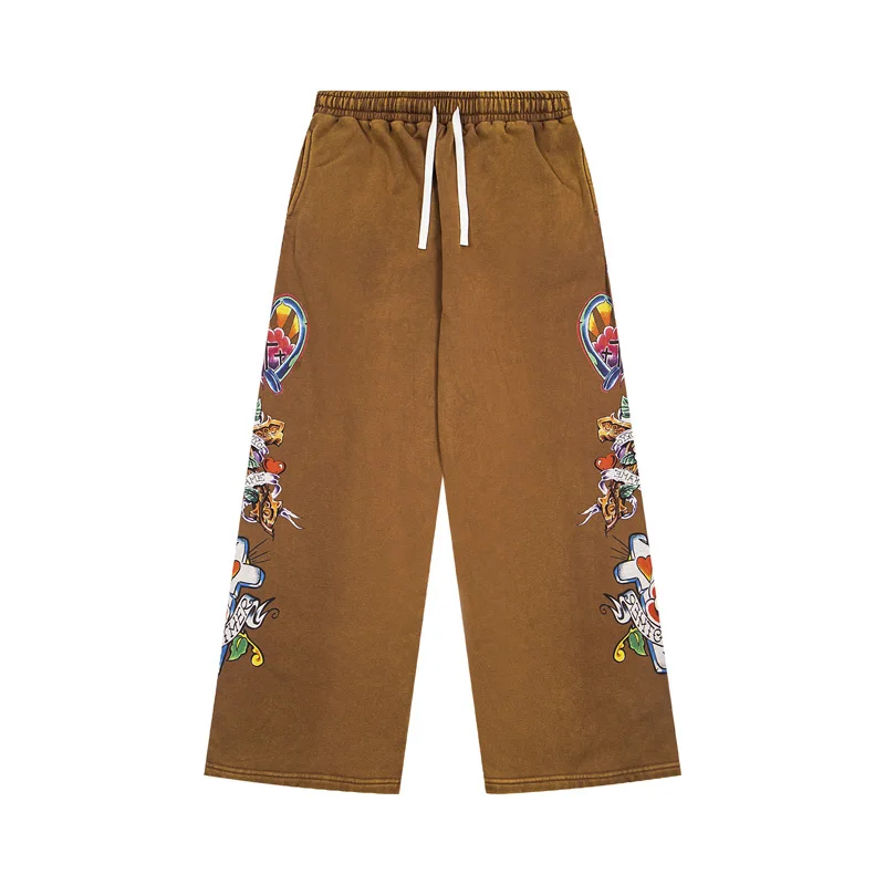 American Style Printed Heavy Duty Righteous Casual Pants Men's Women's Loose Fitting Pants
American Style Printed Heavy Duty Righteous Casual Pants Men's Women's Loose Fitting Pants