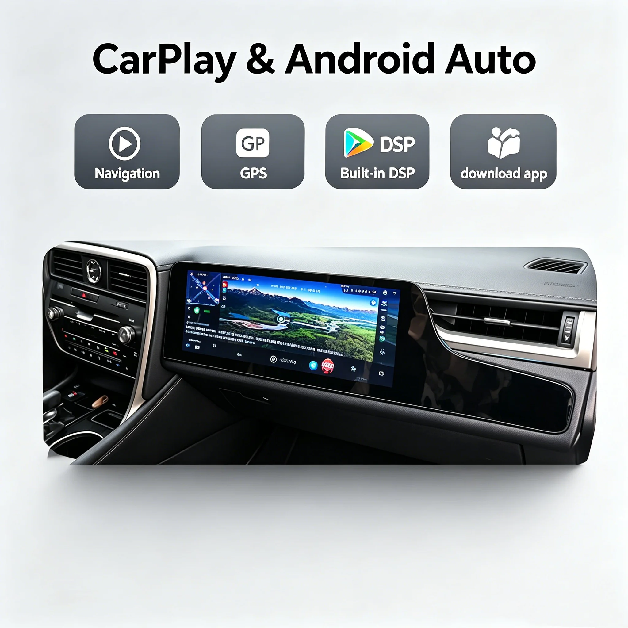 For Lexus RX RX300 RX350 2016-2022 12.3 INCH Upgraded Copilot Smart Screen Carplay Car Multimedia Video Player Stereo GPS 128GB
For Lexus RX RX300 RX350 2016-2022 12.3 INCH Upgraded Copilot Smart Screen Carplay Car Multimedia Video Player Stereo GPS 128GB