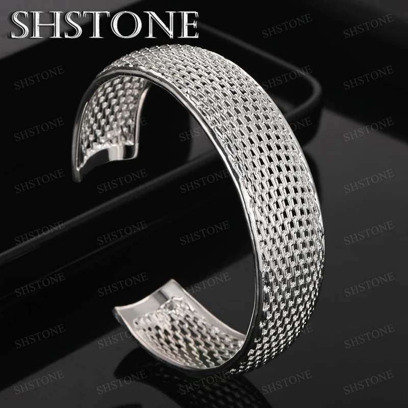 Fashion 925 Sterling Silver Bangle Bracelets For Women Man Charm Engagement Wedding Party Jewelry Gift Accessories Luxury
Fashion 925 Sterling Silver Bangle Bracelets For Women Man Charm Engagement Wedding Party Jewelry Gift Accessories Luxury