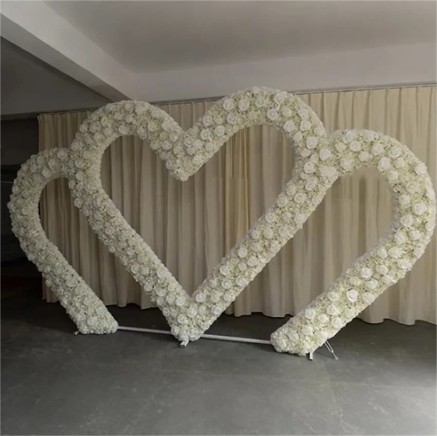 Extra Large Triple Heart Metal Wedding Arch/Flower Backdrop Stand/Balloons/Photo
Extra Large Triple Heart Metal Wedding Arch/Flower Backdrop Stand/Balloons/Photo