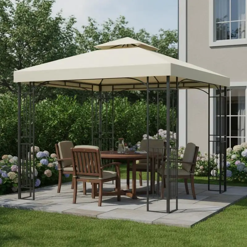 Gazebo Replacement Canopy 3x3 m-Cream White
Gazebo Replacement Canopy 3x3 m-Cream White