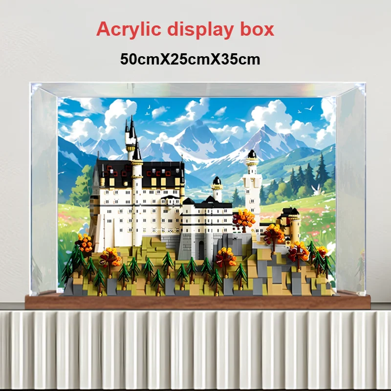 Suitable for the Lego 21063 New Neuschwanstein Castle Display Box. Lego storage model acrylic dust-proof cover
Suitable for the Lego 21063 New Neuschwanstein Castle Display Box. Lego storage model acrylic dust-proof cover