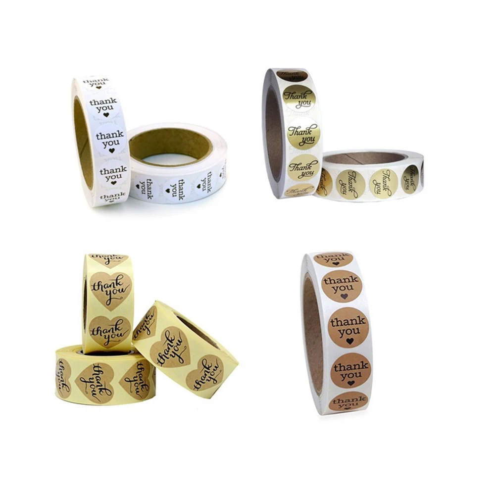 500 Sheets Volume Self Adhesive Thank You Stickers Rolls for Cookie Bag Sealing Gift Wrap Labels Envelope Decorations
500 Sheets Volume Self Adhesive Thank You Stickers Rolls for Cookie Bag Sealing Gift Wrap Labels Envelope Decorations