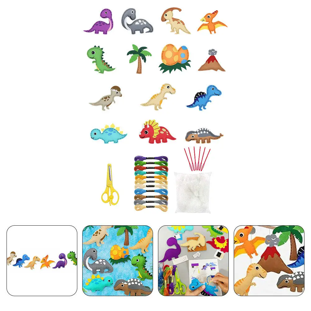 1 Set Of Felt Dinosaur Hanging Decor Cute Kids Educational For Home Party Indoor Scene Layout Wear-Resistant Children Craft Kit
1 Set Of Felt Dinosaur Hanging Decor Cute Kids Educational For Home Party Indoor Scene Layout Wear-Resistant Children Craft Kit