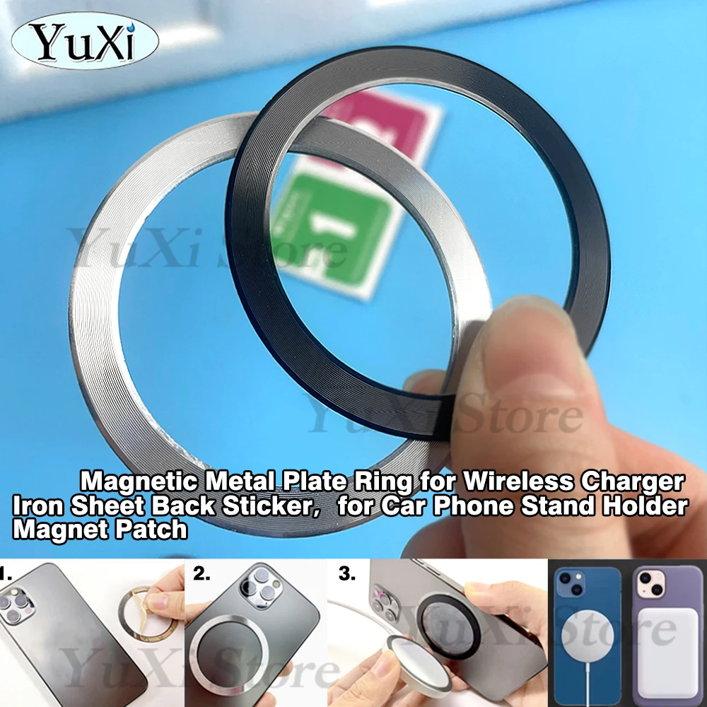 Magnetic Metal Ring for Magsafe IPHONE 17 16Pro Mobile Phones Plate Sticker Rings For Wireless Charger Stand Metal Disk Plate
Magnetic Metal Ring for Magsafe IPHONE 17 16Pro Mobile Phones Plate Sticker Rings For Wireless Charger Stand Metal Disk Plate