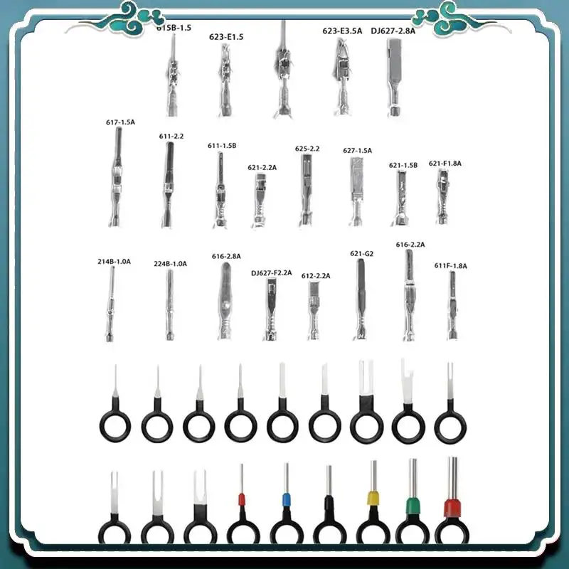 ABTU-340Pcs 1/1.5/1.8/2.2/2.8/3.5Mm Terminal Pins Wire Harness Pin Male Female Automotive Electrical Connector Kit Car Wire
ABTU-340Pcs 1/1.5/1.8/2.2/2.8/3.5Mm Terminal Pins Wire Harness Pin Male Female Automotive Electrical Connector Kit Car Wire