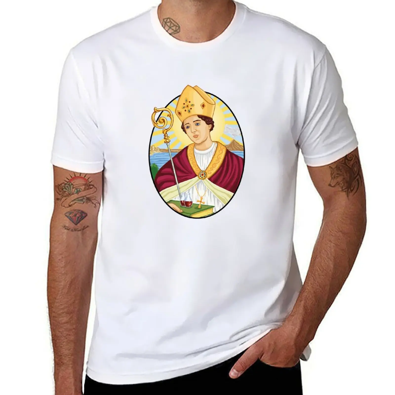 San Gennaro T-Shirt graphic t shirts for man anime t shirts oversize T-Shirt
San Gennaro T-Shirt graphic t shirts for man anime t shirts oversize T-Shirt