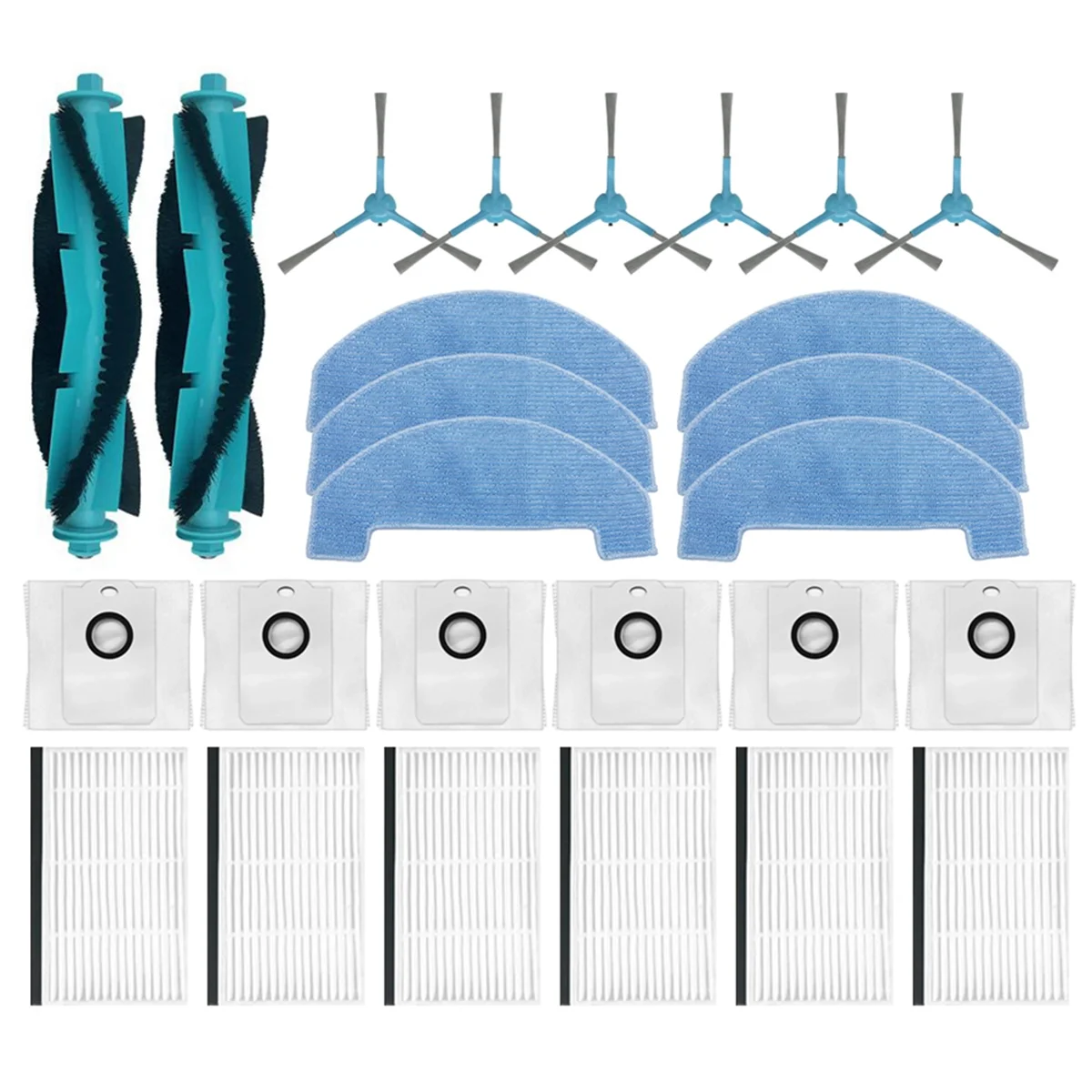 For 2499 Ultra Replacement Main Side Brush HEPA Filter Mop Pad Dust Bags Spare Parts Accessories
For 2499 Ultra Replacement Main Side Brush HEPA Filter Mop Pad Dust Bags Spare Parts Accessories