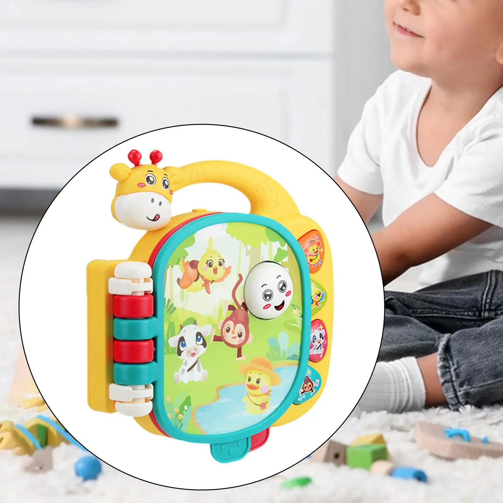 Baby Musical Book Activity Toy Gift Musical Toy for Boys Girls Kids
Baby Musical Book Activity Toy Gift Musical Toy for Boys Girls Kids