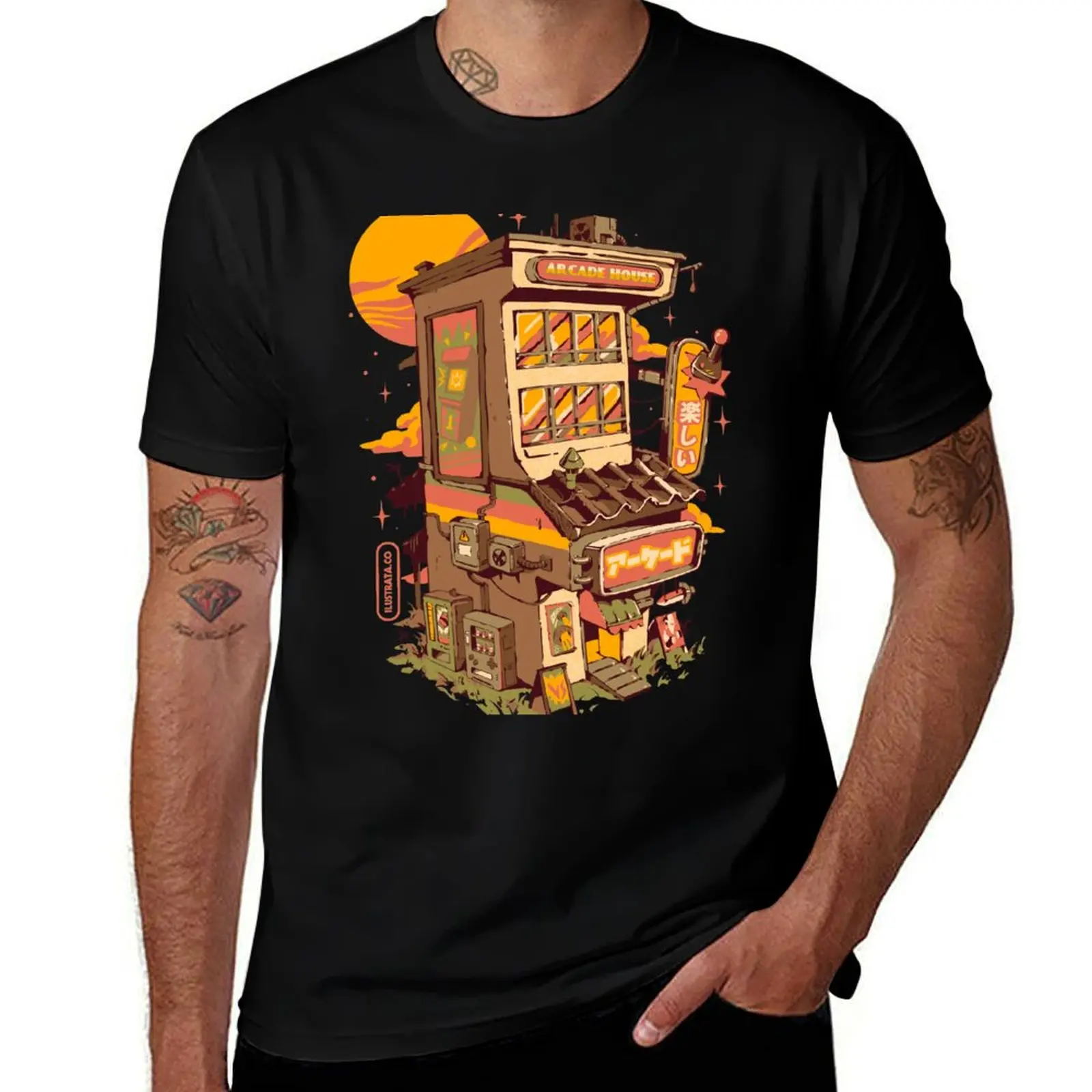 Arcade house T-Shirt sublime graphic tee shirt quick-drying T-shirts for men cotton
Arcade house T-Shirt sublime graphic tee shirt quick-drying T-shirts for men cotton