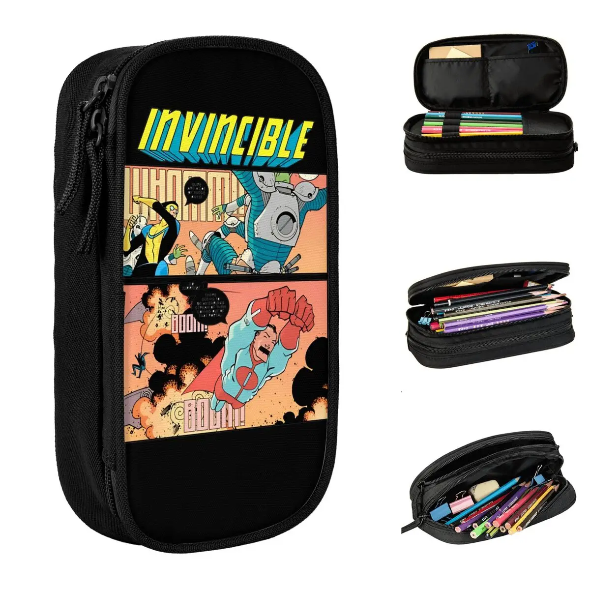 Invincible Pencil Cases Fun Hero Man Pen Holder Pencil Bags Kids Big Capacity School Supplies Cosmetic Pencilcases
Invincible Pencil Cases Fun Hero Man Pen Holder Pencil Bags Kids Big Capacity School Supplies Cosmetic Pencilcases