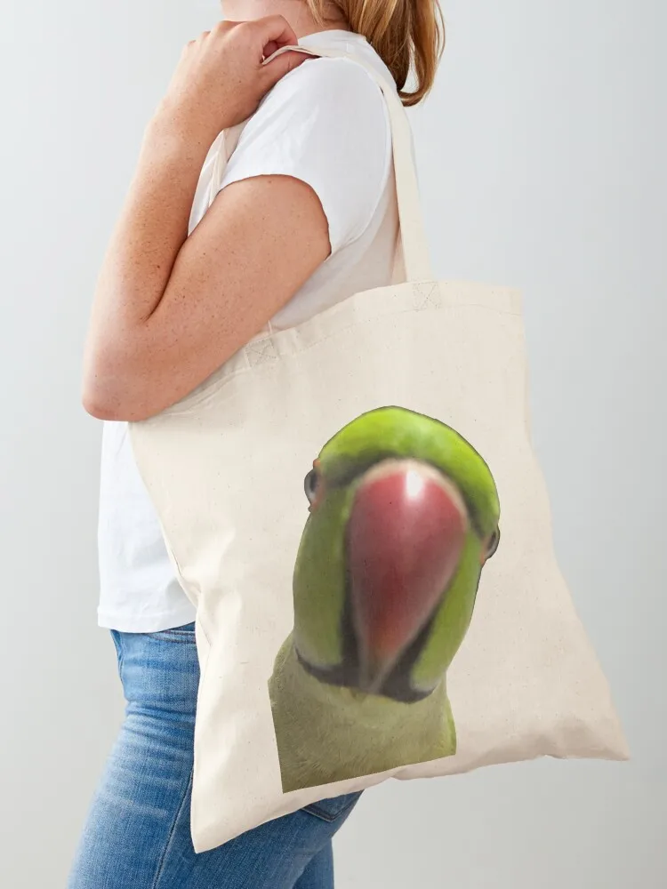 Indian Ringneck Funny Parrot Peekaboo Hello Tote Bag Big bag shopper bags Women's tote bag canvas shopping
Indian Ringneck Funny Parrot Peekaboo Hello Tote Bag Big bag shopper bags Women's tote bag canvas shopping