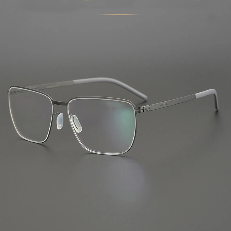 Безвинтовая оправа для очков для мужчин, немецкий брендовый дизайн, ультралегкие тонкие металлические очки, мужские деловые квадратные очки в полной оправе
Безвинтовая оправа для очков для мужчин, немецкий брендовый дизайн, ультралегкие тонкие металлические очки, мужские деловые квадратные очки в полной оправе
