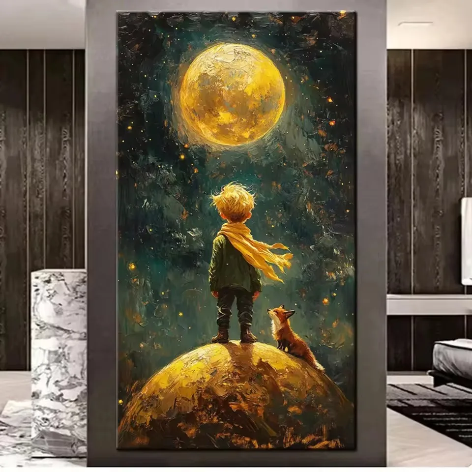 5D DIY Diamond Painting The Little Prince Fox and Rose Full Diamond Mosaic Embroidery Cross Stitch Craft Kit Home Decoration
5D DIY Diamond Painting The Little Prince Fox and Rose Full Diamond Mosaic Embroidery Cross Stitch Craft Kit Home Decoration