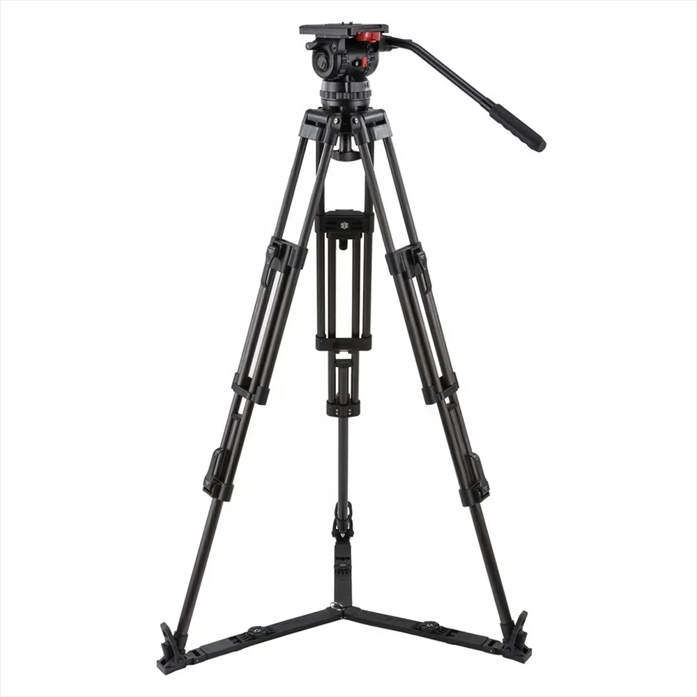 Photographic Equipment V18 Professional Broadcast Heavy Carbon Fiber Video Camera Tripod System With 100mm Bowl Fluid Head
Photographic Equipment V18 Professional Broadcast Heavy Carbon Fiber Video Camera Tripod System With 100mm Bowl Fluid Head