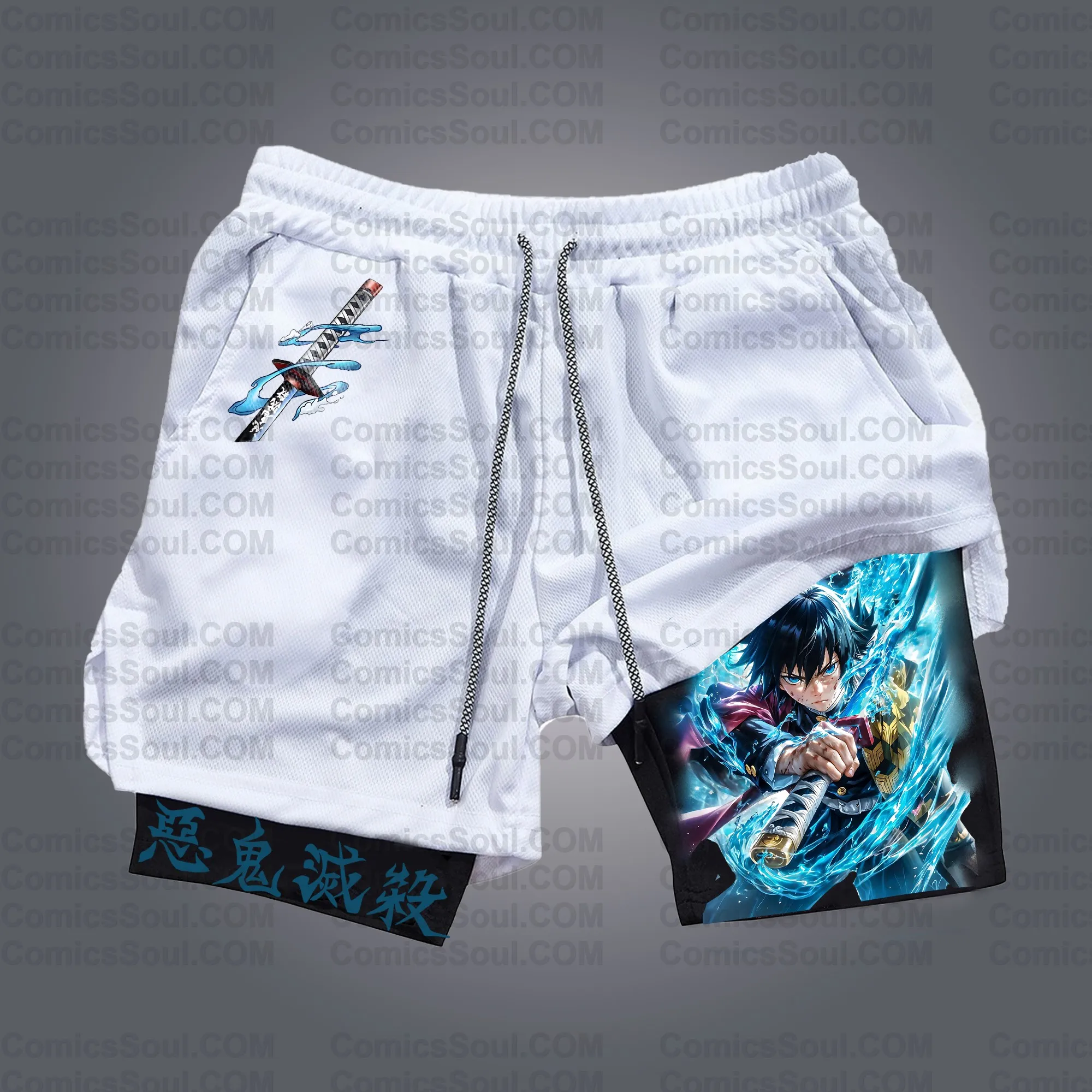 2026 Fashion Demon Slayer Giyuu Tomioka 2-in-1 Gym Shorts Men's Adults Water Breathing Print Quick Dry Fitness Anime Fan Shorts
2026 Fashion Demon Slayer Giyuu Tomioka 2-in-1 Gym Shorts Men's Adults Water Breathing Print Quick Dry Fitness Anime Fan Shorts