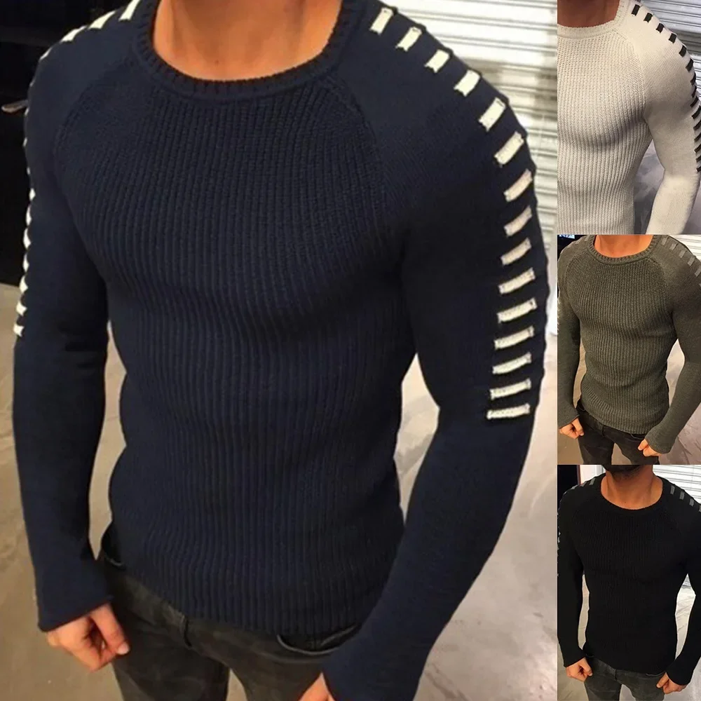 2023 Men's Slim Fit Round Neck Knitted Top Spring and Autumn Leisure Long Sleeve Bottom Pullover Sweater
2023 Men's Slim Fit Round Neck Knitted Top Spring and Autumn Leisure Long Sleeve Bottom Pullover Sweater