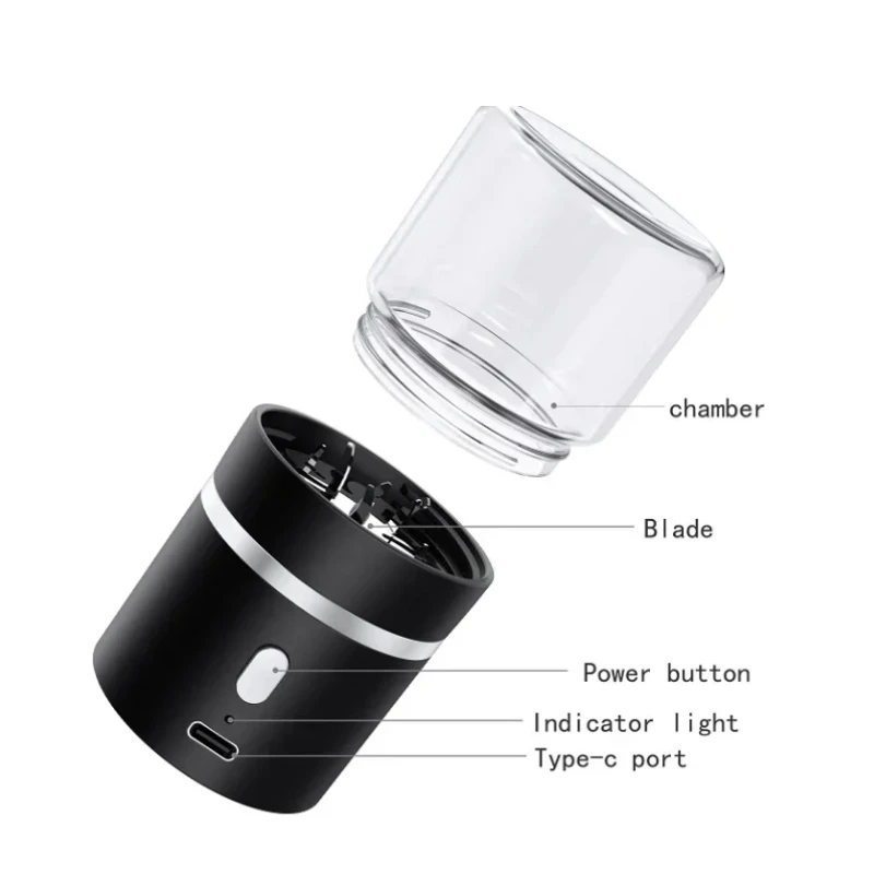 Portable Electric Tobacco Grass Crusher for Smoking Dry Herb Grinder Machine
Portable Electric Tobacco Grass Crusher for Smoking Dry Herb Grinder Machine