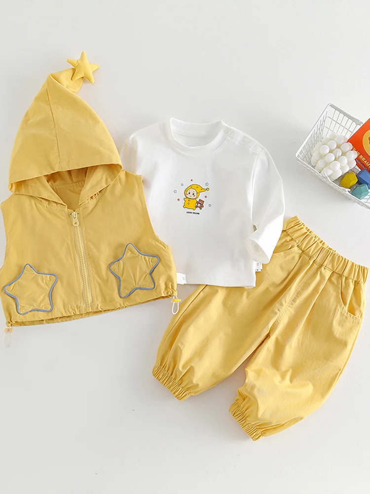 Spring Autumn Baby Tee-piece Suit Rer Hooded Zipper ex Star Design Cler Faionable Baby Rer Set for Boys And ...
Spring Autumn Baby Tee-piece Suit Rer Hooded Zipper ex Star Design Cler Faionable Baby Rer Set for Boys And ...