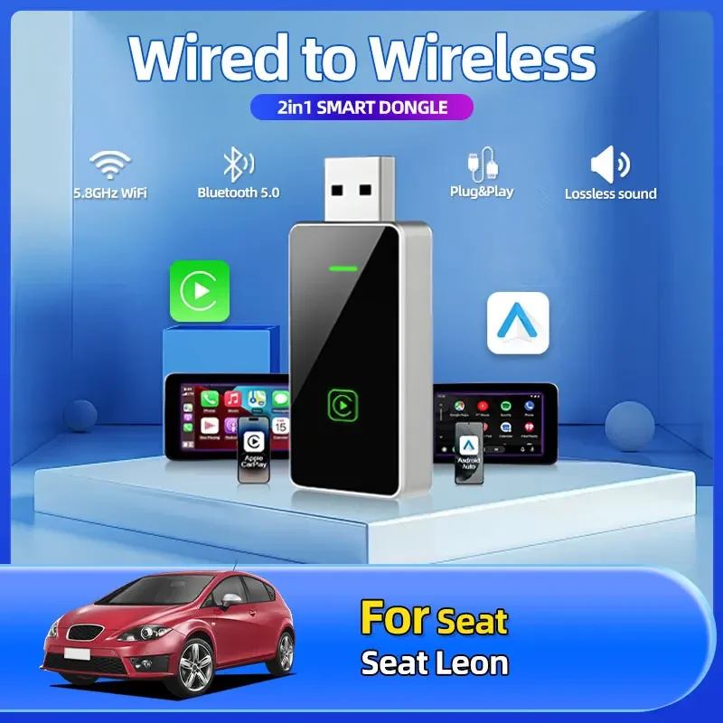 1pc Fashion New Car Styling Mini 2in1 Car Play Wireless Adapter Car Play Bluetooth WiFi Fast Connect Plug and Play For Seat Leon
1pc Fashion New Car Styling Mini 2in1 Car Play Wireless Adapter Car Play Bluetooth WiFi Fast Connect Plug and Play For Seat Leon