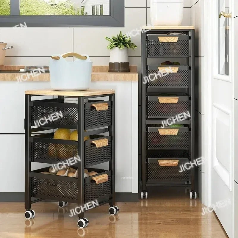 JCT Multifunctional Kitchen Trolleys For Vegetable Fruit Kitchen Storage Trolley Cart Multi-layer Movable Storage Auxiliary Cart
JCT Multifunctional Kitchen Trolleys For Vegetable Fruit Kitchen Storage Trolley Cart Multi-layer Movable Storage Auxiliary Cart