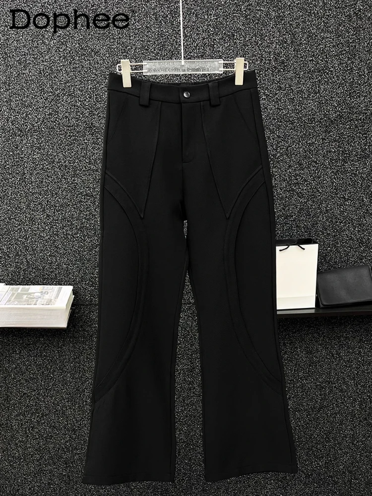 American Style High-end Black Spliced Trousers Men's 2025 Spring New Casual Wide-leg Design Loose Versatile Long Straight Pants
American Style High-end Black Spliced Trousers Men's 2025 Spring New Casual Wide-leg Design Loose Versatile Long Straight Pants