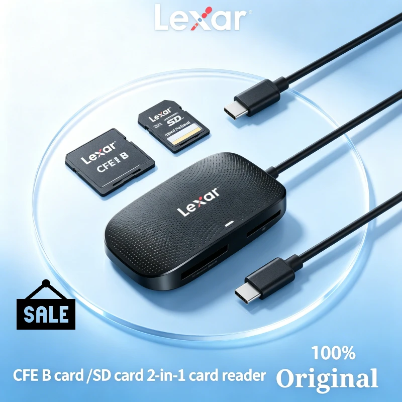 Lexar 100% Original Professional USB 3.2 Gen 2 High Speed RW520 CFexpress Type B / SD Card Reader Memory Card
Lexar 100% Original Professional USB 3.2 Gen 2 High Speed RW520 CFexpress Type B / SD Card Reader Memory Card