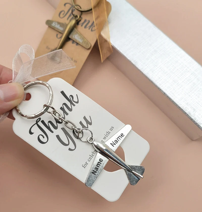 Custom Personalization Name Date Keychain Wedding Gifts For Guests Airplane keyring Souvenir Baby Shower Favors Party Gifts
Custom Personalization Name Date Keychain Wedding Gifts For Guests Airplane keyring Souvenir Baby Shower Favors Party Gifts