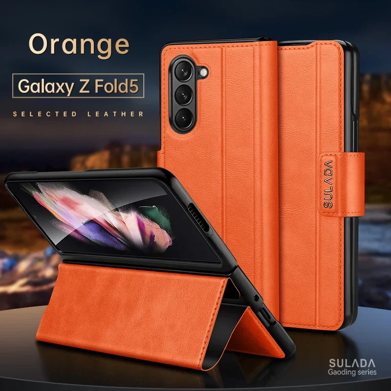 Luxury Leather Magnetic Positioning Phone Cover for Samsung Galaxy Z Fold 5 Case Shockproof Full Screen Protection Kickstand
Luxury Leather Magnetic Positioning Phone Cover for Samsung Galaxy Z Fold 5 Case Shockproof Full Screen Protection Kickstand