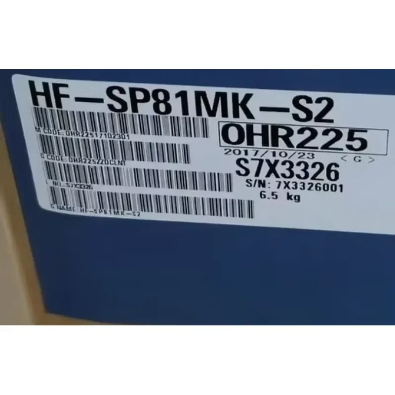 Brand New Servo Motor HF-SP81MK-S12 Fast Delivey
Brand New Servo Motor HF-SP81MK-S12 Fast Delivey