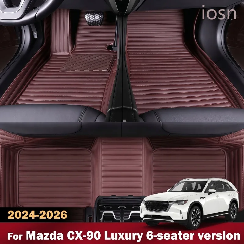 Custom 3D Car Floor Mats for Mazda CX-90 6-Seater 2024-2026 All Weather Waterproof Full Coverage Auto Interior Accessory Rugs
Custom 3D Car Floor Mats for Mazda CX-90 6-Seater 2024-2026 All Weather Waterproof Full Coverage Auto Interior Accessory Rugs