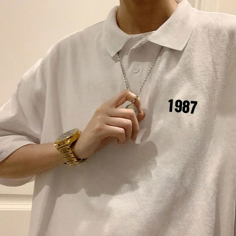 Summer new pure cotton short-sleeved POLO shirt for boys trendy brand T-shirt lapel style loose casual half-sleeved T-shirts
Summer new pure cotton short-sleeved POLO shirt for boys trendy brand T-shirt lapel style loose casual half-sleeved T-shirts