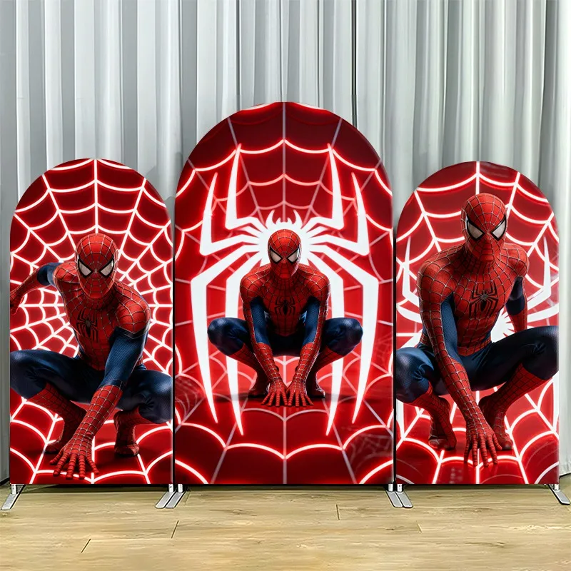 Arch Backdrop Cover Single Side Spider Man Web Red White Party Decoration Photo Booth Background Props Event Supplies Room Decor
Arch Backdrop Cover Single Side Spider Man Web Red White Party Decoration Photo Booth Background Props Event Supplies Room Decor