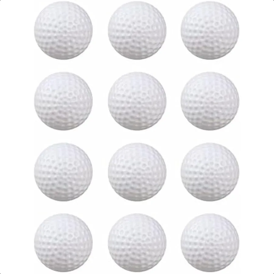 White Hollow Practice Golf Balls Plastic 12Pcs42mm Plastic Golf Training Balls Airflow Limited Flight Golf Balls for Swing Prac
White Hollow Practice Golf Balls Plastic 12Pcs42mm Plastic Golf Training Balls Airflow Limited Flight Golf Balls for Swing Prac