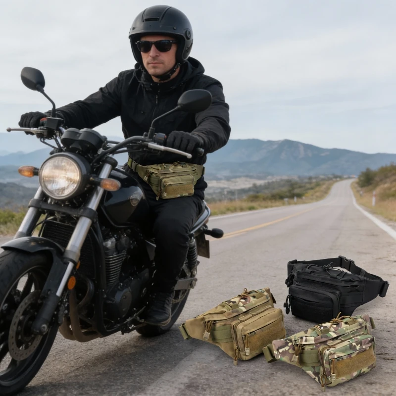 Men Women Moto Riding Bag Durable Hiking Fishing Waist Pack - Outdoor Sports Belt Bag for Climbing Trekking Camping
Men Women Moto Riding Bag Durable Hiking Fishing Waist Pack - Outdoor Sports Belt Bag for Climbing Trekking Camping