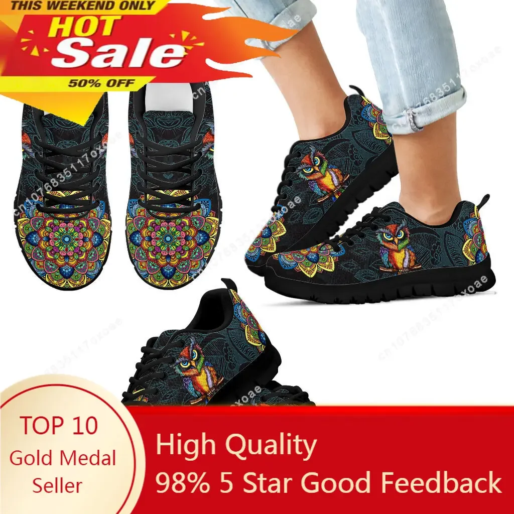 Luxury Brand Women Casual Flat Shoes Bohemia Owl Design Female Lightweight Running Shoes Comfort Lace up Footwear
Luxury Brand Women Casual Flat Shoes Bohemia Owl Design Female Lightweight Running Shoes Comfort Lace up Footwear