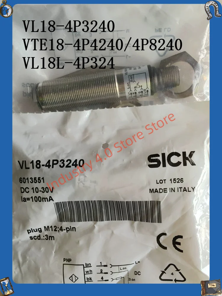 VL18-4P3240 VTE18-4P4240/4P8240 Photoelectric switch VL18L-4P324 New original
VL18-4P3240 VTE18-4P4240/4P8240 Photoelectric switch VL18L-4P324 New original
