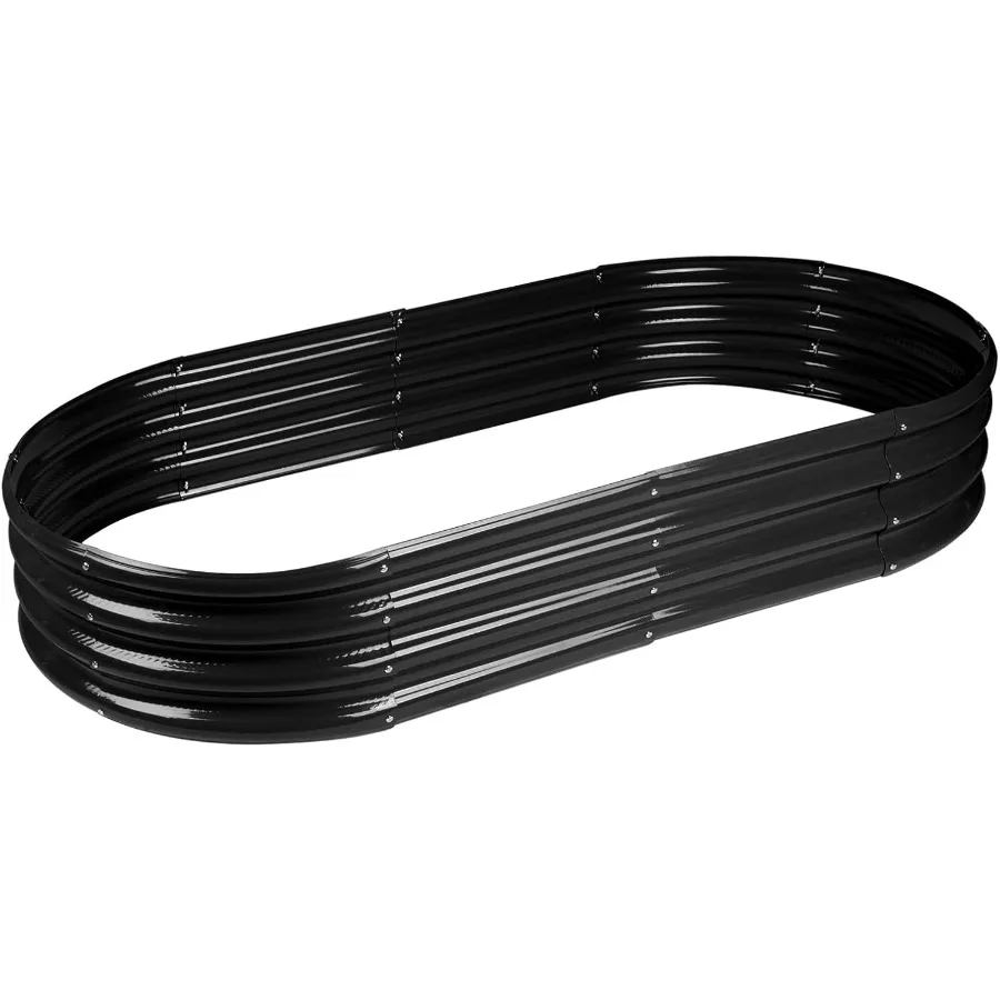 Raised Garden Bed Galvanized Planter Box Outdoor Rot-Resistant Metal Garden Bed Planter for Vegetables Flower Herb 5- Black
Raised Garden Bed Galvanized Planter Box Outdoor Rot-Resistant Metal Garden Bed Planter for Vegetables Flower Herb 5- Black