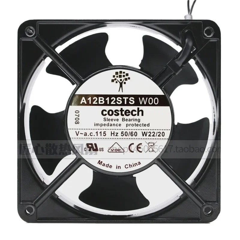 Original Italian COSTECH A12B12STB A12B12STS WOO 115V Cabinet Cooling Fan for COSTECH A12B12STB A12B12STS
Original Italian COSTECH A12B12STB A12B12STS WOO 115V Cabinet Cooling Fan for COSTECH A12B12STB A12B12STS