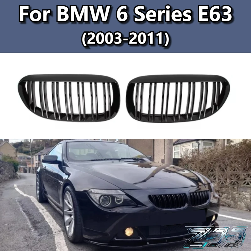 Glossy Black Single Line Style Car Front Bumper Grilles For BMW 6-Series E63 2003-2011 Racing Grill Accessories
Glossy Black Single Line Style Car Front Bumper Grilles For BMW 6-Series E63 2003-2011 Racing Grill Accessories