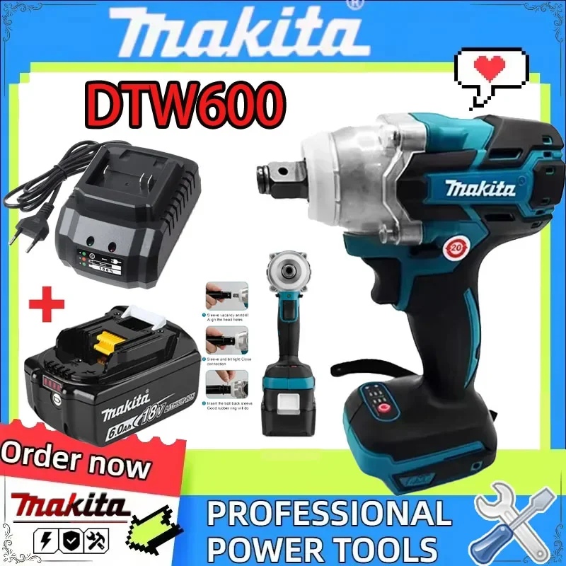 Makita DTW600 Electric Screwdriver Rechargable Drill Screwdriver Machine Brushless Driver Compatible with Makita
Makita DTW600 Electric Screwdriver Rechargable Drill Screwdriver Machine Brushless Driver Compatible with Makita
