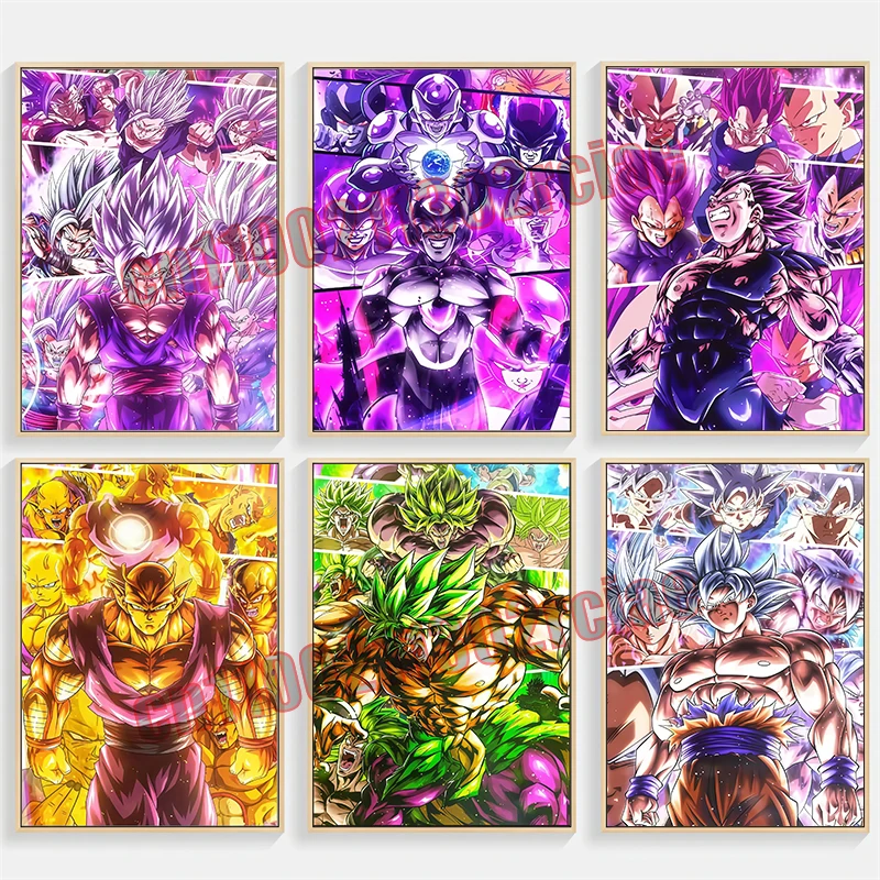 Moving Slow Dragon Pearl Poster Character Goku Vegeta Painting Canvas Art Wall Modern Children's Room Decoration Painting Gift
Moving Slow Dragon Pearl Poster Character Goku Vegeta Painting Canvas Art Wall Modern Children's Room Decoration Painting Gift