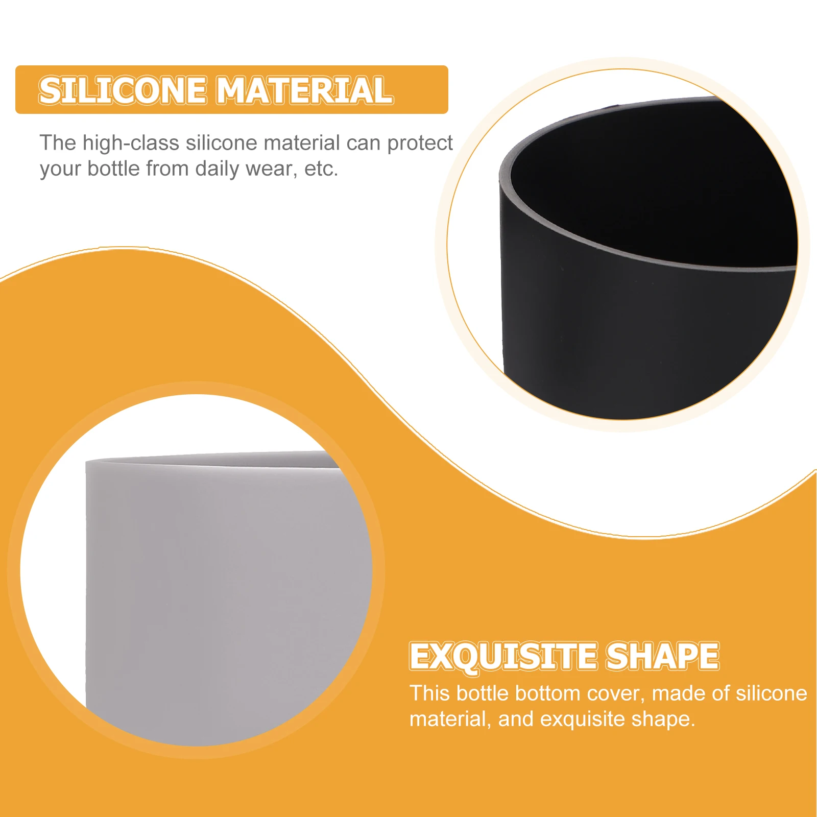 4 Pcs Anti-slip Silicone Sleeve Flex Bottle Bottom Cover Covers Flask Water Protective Household Baby
4 Pcs Anti-slip Silicone Sleeve Flex Bottle Bottom Cover Covers Flask Water Protective Household Baby