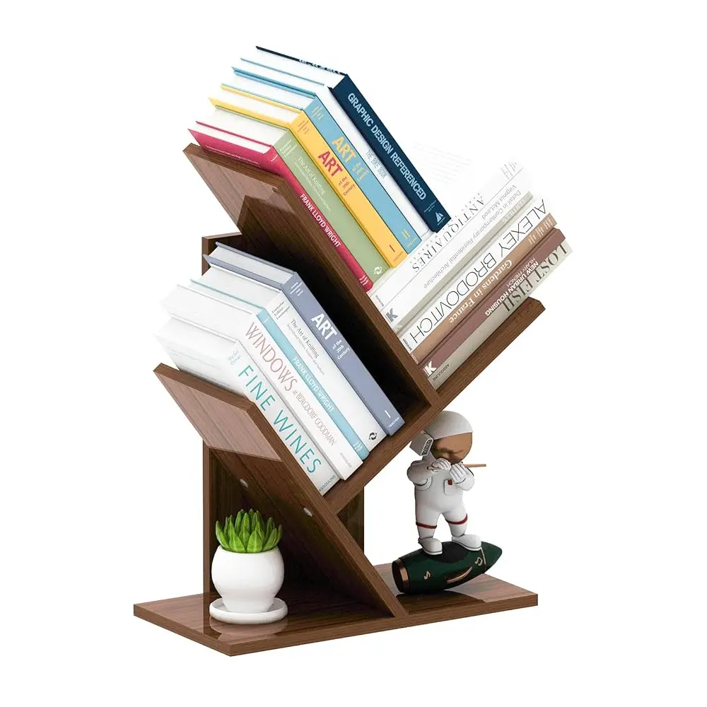 Tree Bookshelf, 3-Tier Small Book Storage Organizer Shelves Floor Standing Bookcase, Wood Storage Ra For Office Home School
Tree Bookshelf, 3-Tier Small Book Storage Organizer Shelves Floor Standing Bookcase, Wood Storage Ra For Office Home School