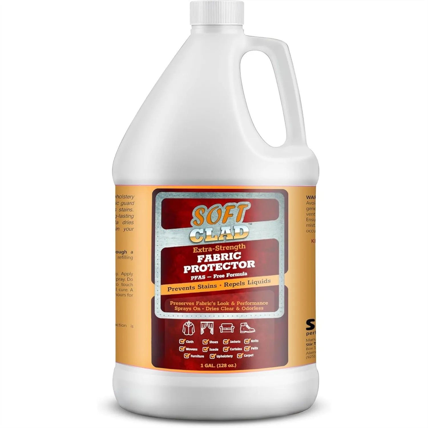 Extra Strength Fabric Protector Spray Prevents Stains and Repels Liquids for Furniture, Carpet, Shoes, Upholstery, PFAS Free, 1
Extra Strength Fabric Protector Spray Prevents Stains and Repels Liquids for Furniture, Carpet, Shoes, Upholstery, PFAS Free, 1