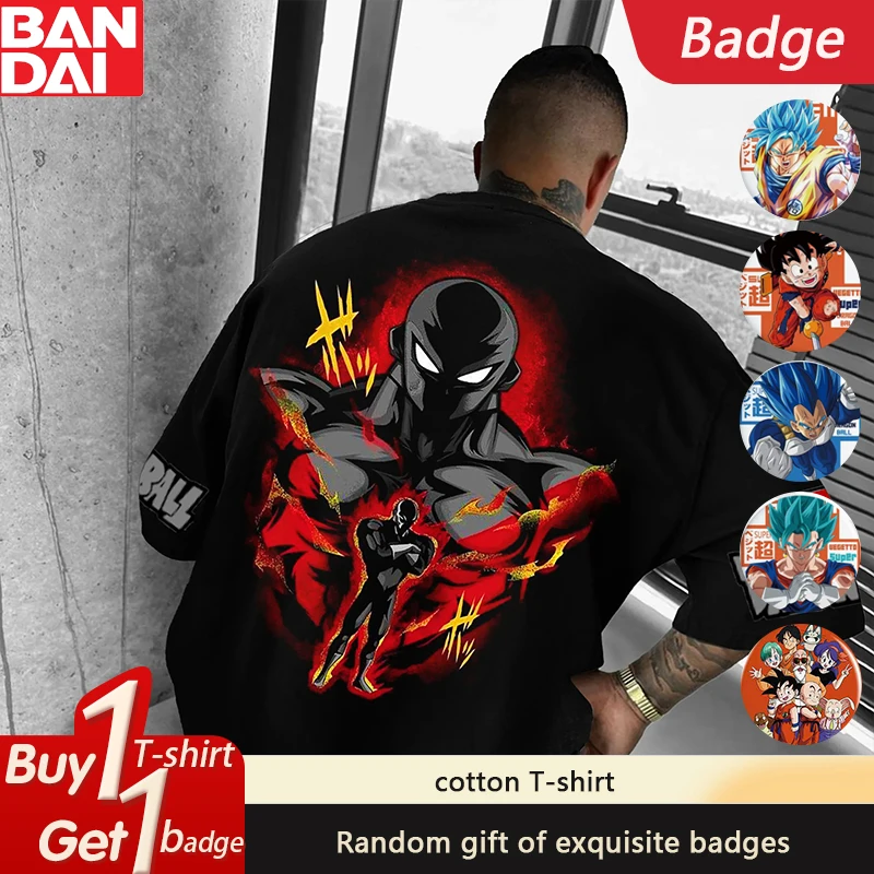 Dragon Ball Animation GOKU Printed T-Shirt Cotton Japanese Summer Fashion Loose Men's and Women's Crew Neck Short Sleeves ins
Dragon Ball Animation GOKU Printed T-Shirt Cotton Japanese Summer Fashion Loose Men's and Women's Crew Neck Short Sleeves ins